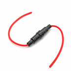 5Set 5*20mm 6*30mm Glass Fuse Holder Screw Type 5X20mm with 22AWG Wire Cable 250V 5X20MM Glass Fuse Tube Fuse Casing 6x30mm