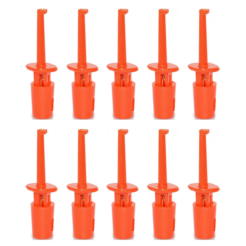 10Pcs 42mm MINI Test Hook Clip Multimeter Test Probe IC Grabber Repair Tool for Electronic