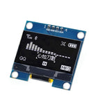 1.3-inch LCD Screen Suitable For DIY Desktop Robot Screen Blue and White I2C IIC Communication 12864 OLED Display Module 4-pin