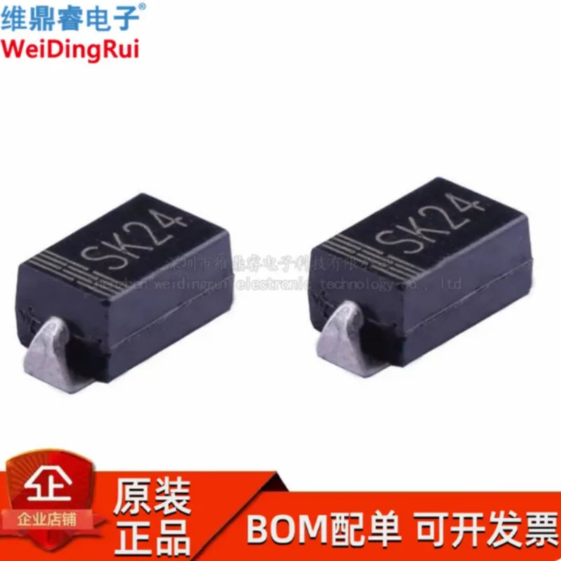 SS24 SK24 SR240 SMA/SMB (DO-214) 2A 40V SMD Schottky diode