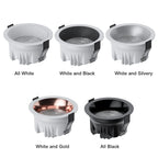 3CCT Tuya Bluetooth/Zigbee Matter Smart Recessed LED Downlight Aluminum Downlight AC5W-20W Spot Light