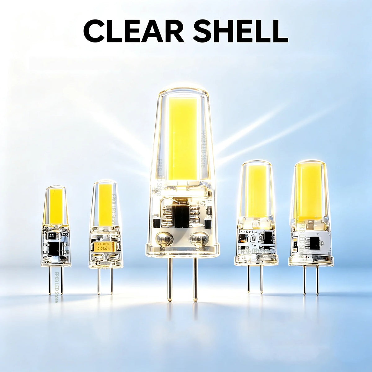 10PCS LED COB Lamp 6W Bulbs Dimmable G4 mini COB AC DC 12V 220V Candle Lights Replace 30W 40W Halogen for Chandelier Spotlight