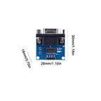 MAX3232 RS232 To TTL Serial Port Converter Module 3.3V-5.5V MAX232 Flashing Board TX RX VCC GND RS232 To TTL Brushboard