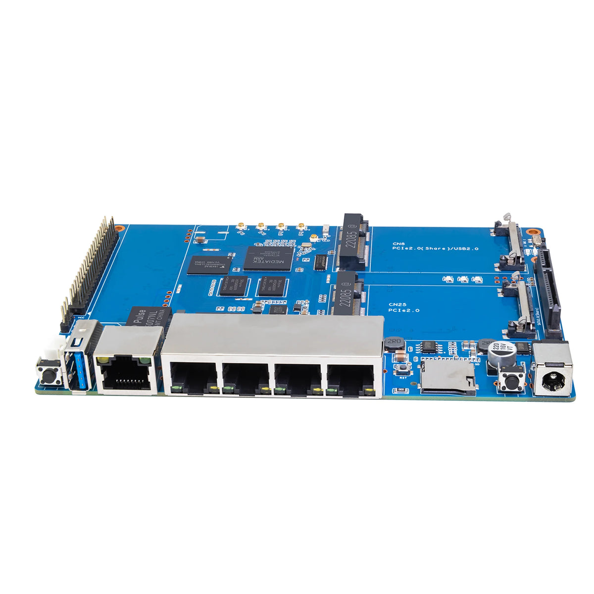 Banana PI BPI-R64 Set MT7615 Module MediaTek MT7622 8G eMMC flash 1G DDR3 Support POE 4G Module Raspberry Orange Pi