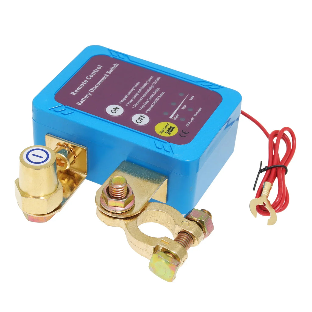 Remote Battery Disconnect Switch,Automatic Power Shut Off Remote Control,12V 240A Battery Disconnect Power Switch For Car Truck