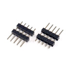 100pcs 2.54mm Pin Header 1X40P L11.4/15/17/19/21/23/25/30/35/40/50mm Straight Board Spacer Single Row Double Plastic Male