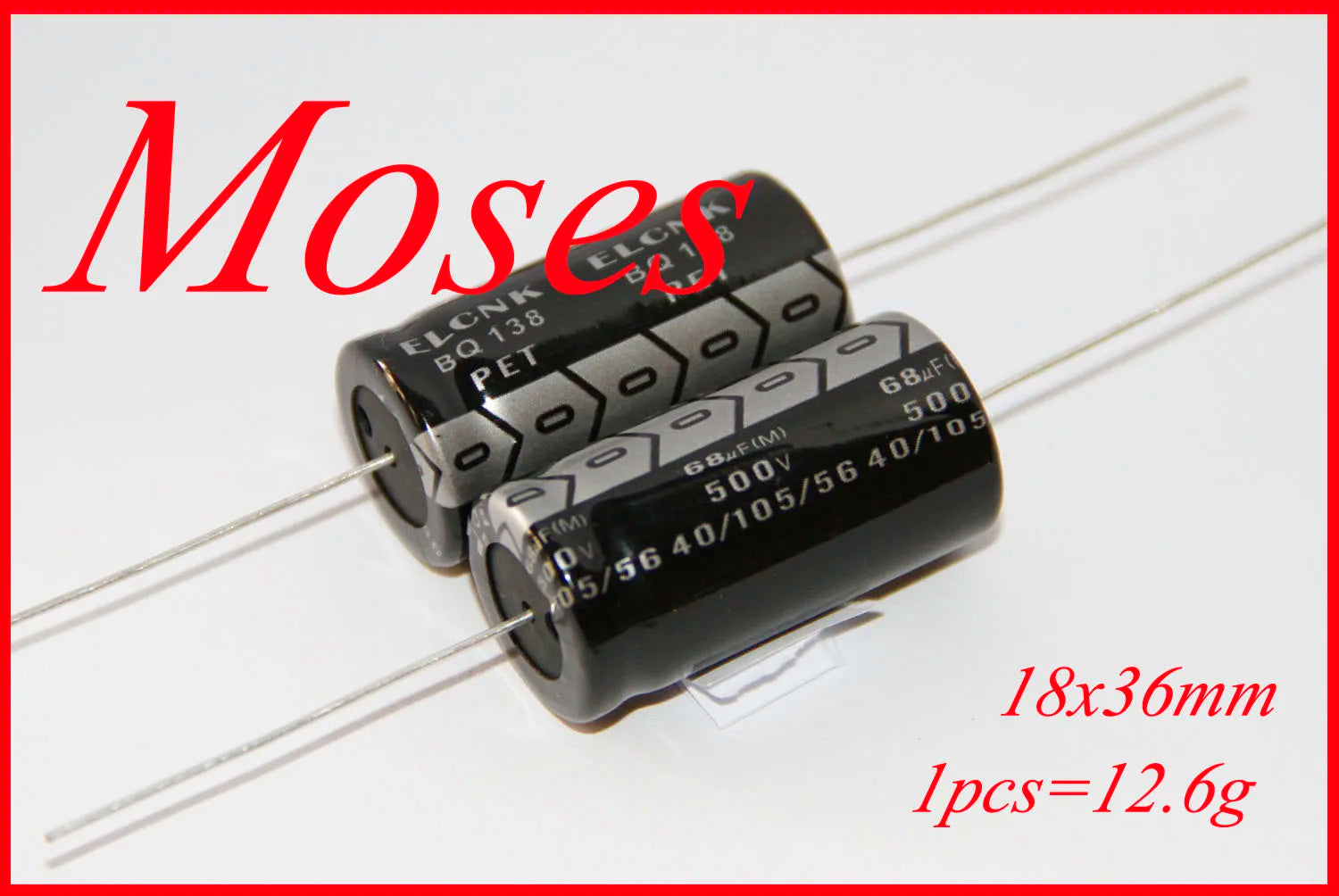 500v 47uf 22uf 16uf 10uf 33uf 40uf 220uf 68uf 100uf 8uf 450v 400v ELUM ELCNK Axial Audio Capacitance Electrolytic Capacitor