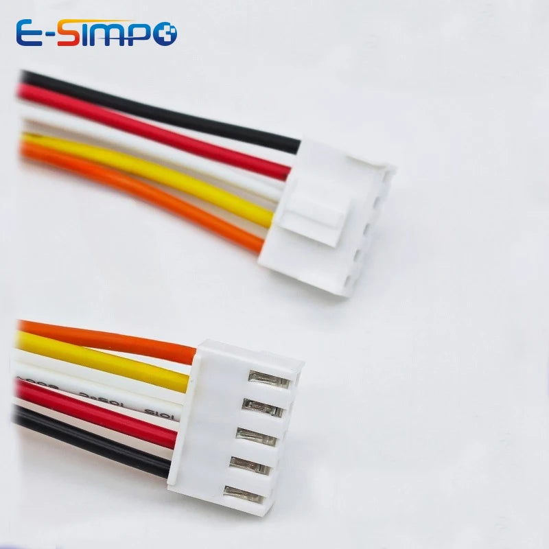 5pcs VH3.96 Connector Cable 10CM 22AWG Female Male 2/3/4/5/6Pin Plug Socket Male Female Wire Connector Extension cable
