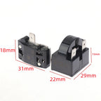PTC Starter Relay Refrigerator Starter Relay Refrigerator Overload Protector Compatible with LG Refrigerator Compressor,Freezers