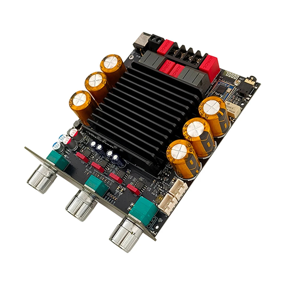DC 18-50V 3002T PRO Bluetooth Amplifier Board Qualcomm QCC3034 2.0 Channel APTX Lossless 300W+300W TPA3255