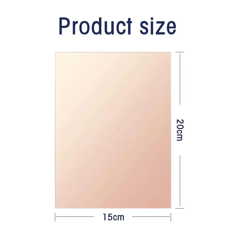 PCB Board FR4 Copper Clad Single Sided Prototype Laminate Circuit Board 7x10/10x15/15x20/20x30CM for DIY Electronics Projects