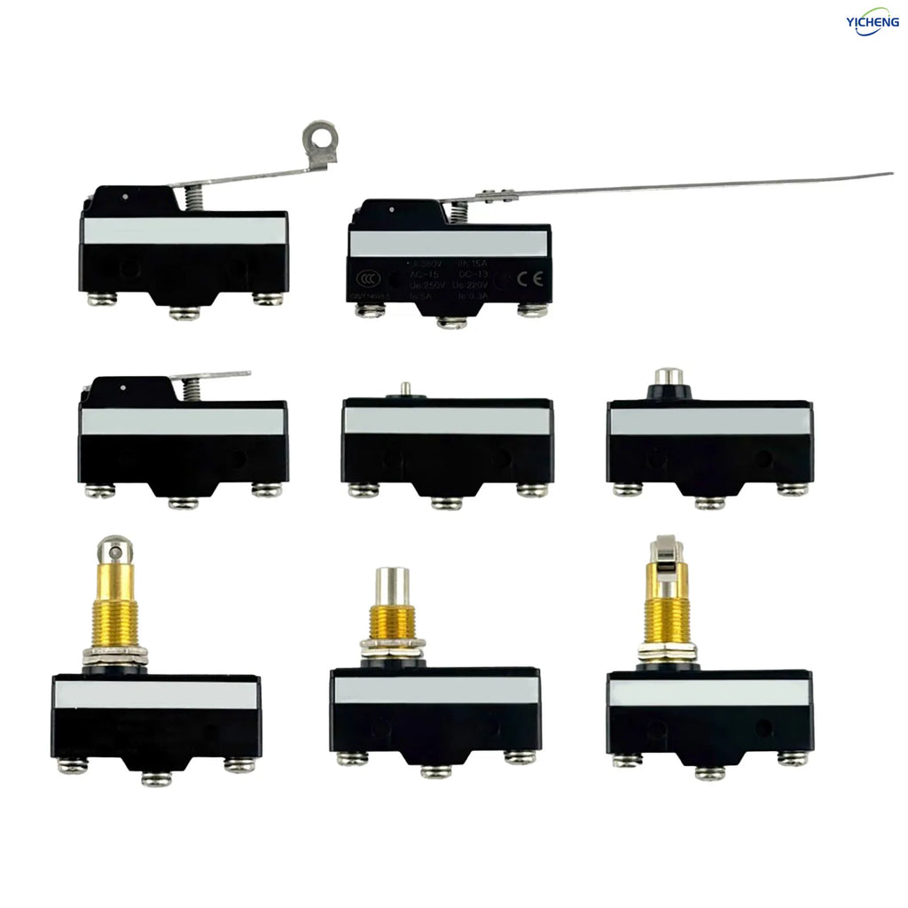 10Pcs SPDT NO+NC Hinge Roller Lever Microswitch Action Switch