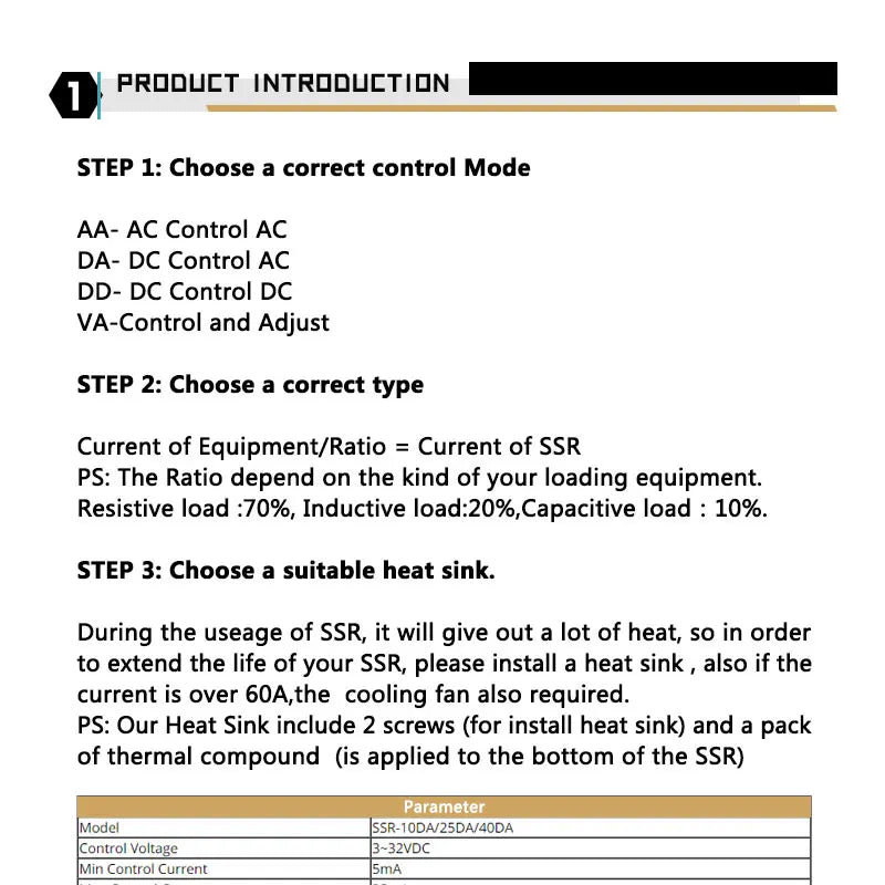 Ssr 10Da 10A 40A Solid State Relay Din 25A Ssd Rail Solidstate Ssr40Da Rele 12V 20A Module 30A Dc Voltage Control Radiator