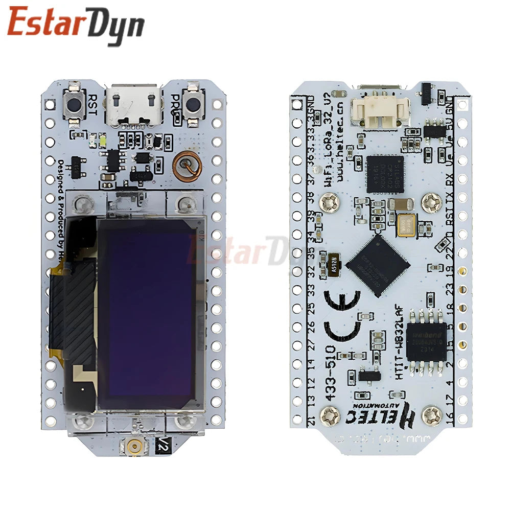 SX1276 SX1278 LoRa ESP32 Development Board, 0.96 Inch OLED Display 868MHz/915MHz/433MHz, WiFi Bluetooth Kit for IoT