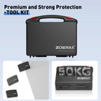 ZoeRax 9 in 1 RJ45 Crimper Tool Kit with Wire Tester/Tracker,Crimping Tool,CAT6 Connector,Cover,Punch Down Tool,Stripper,Cutter
