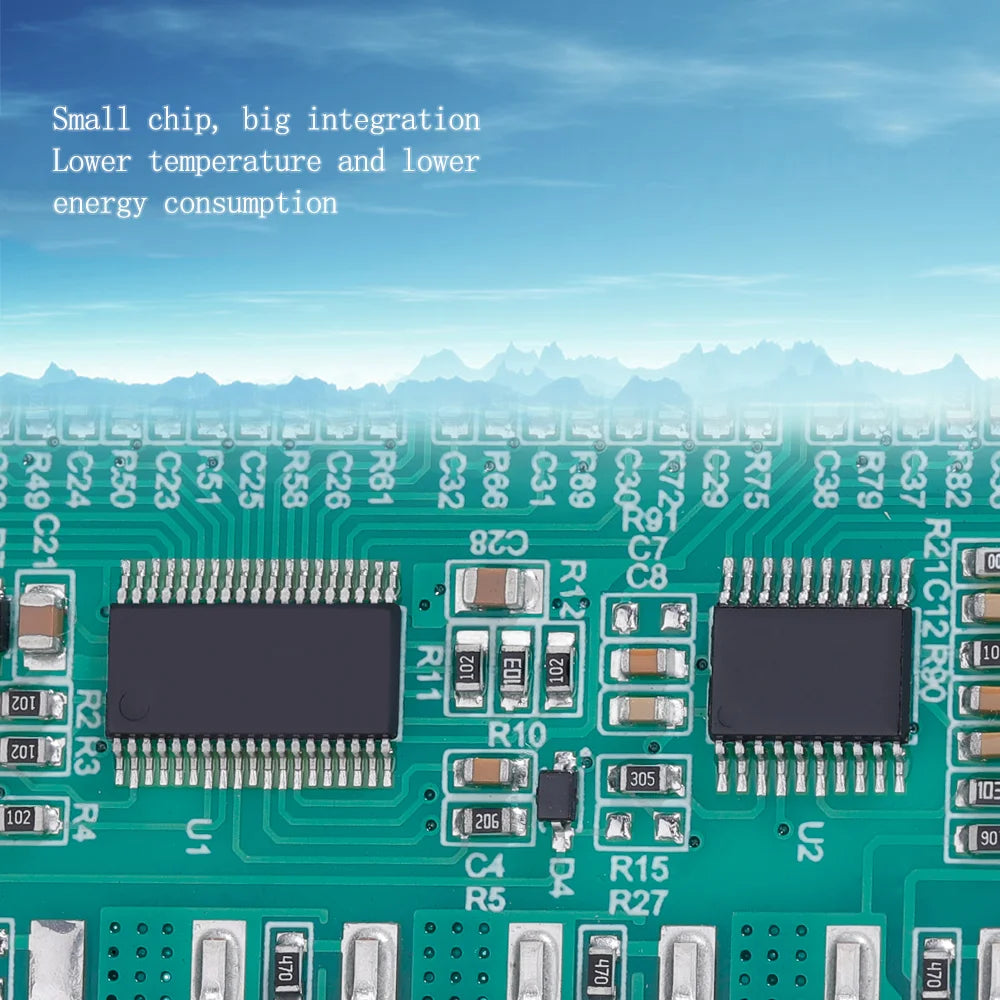 Bisida 10S 36V BMS 15A Different ports Integrated IC For Scooter 18650 Battery