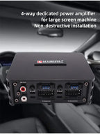 Car Power Amplifier 4*60W Way DSP Car Audio Speaker Amplifier Lossless Audio Processor For Android Large Screen Dedicated