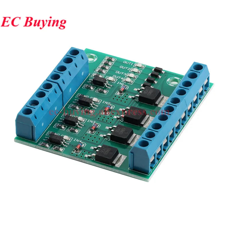 MOS FET F5305S 60N03 4 Channels Pulse Trigger Switch Controller PWM Input Steady For Motor LED 4 Way 4ch Diy Electronic Module