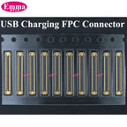 10Pcs Charging FPC Connector On Board For Samsung Galaxy A04s A14 A24 A34 A54 A05s A15 A25 A33 A35 Mainboard Flex Cable Plug