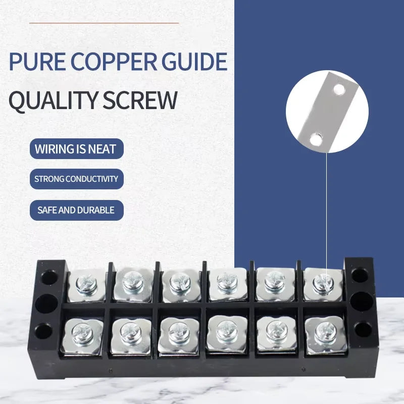 10PCS 600V 15A Barrier Strip Terminal Block Wire Connector TB-1503 TB1504 TB1505 TB1506 TB-1510 TB-1512 TB-2503-2504-2506-2508