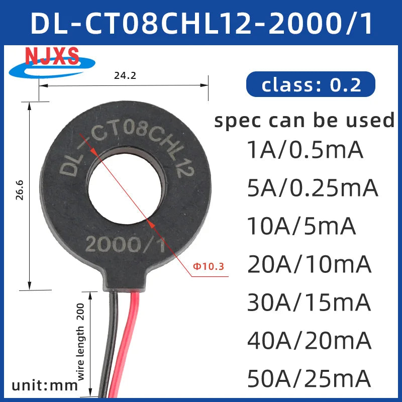 Micro Current Transformer Toroidal Core for Current Measurement