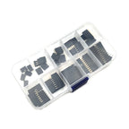 50pcs/box 2.54mm Pitch Single Row Straight Female Pin Header Strip Connector Kit for PCB Board