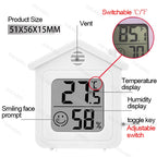 Electronic Temperature Humidity Meter Sensor Gauge Weather Station For Home ﻿LCD Digital Thermometer Hygrometer Indoor Room