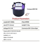 ZED-F9P/UM980/UM981/UM960/Beiyun M20 GNSS/GPS Centimeter-Level RTK Module with Helix Antenna Compass IST8310/RM3100,FOR UAV