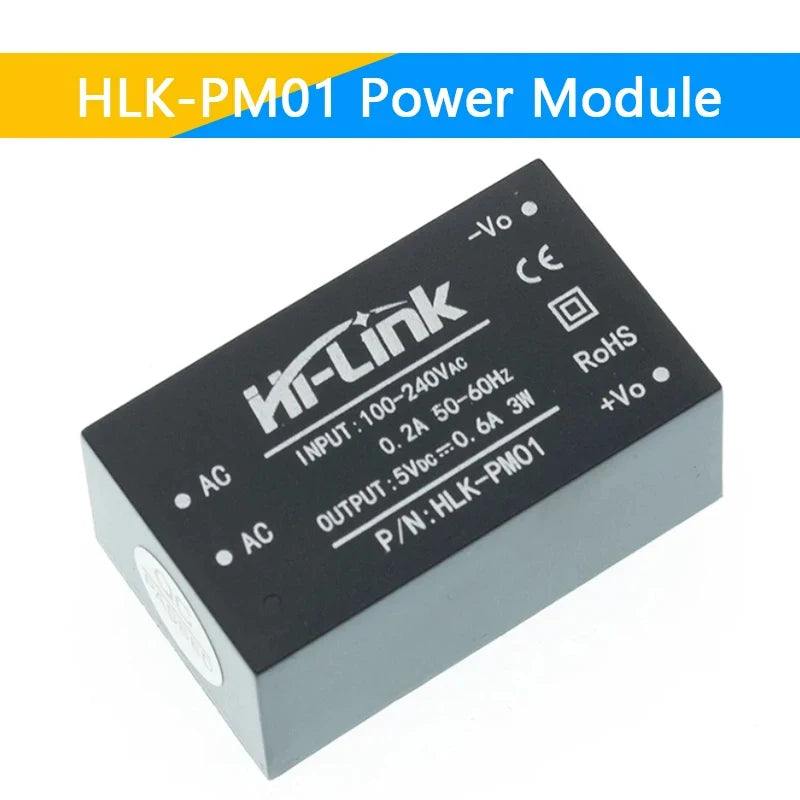 HLK-PM01 HLK-PM03 HLK-PM12 AC-DC 220V to 5V/3.3V/12V Mini Power Supply Module Intelligent Household Switch HLK-5M05