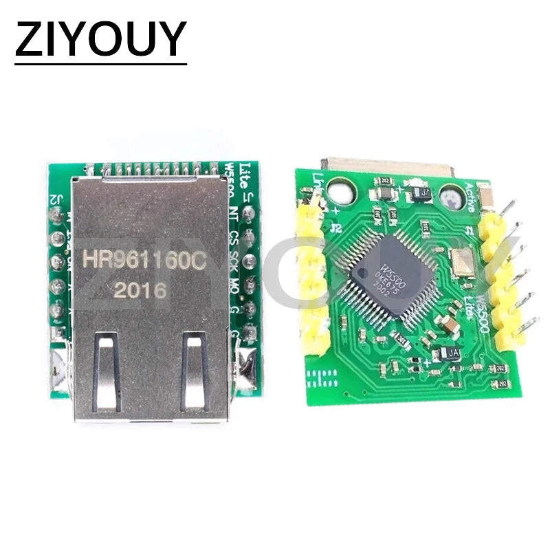 W5500 USR-ES1 Ethernet Network Module Hardware SPI to LAN/ Ethernet TCP / IP 51 / STM32 Microcontroller Program Over W5100