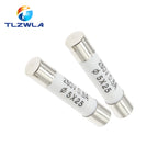 10PCS RO55 Fast Blow Ceramic Fuse 5*25mm Fuse 250V 0.5A 1A 2A 3A 4A 6A 8A 10A 15A 20A 25A 30A 5X25MM
