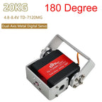 15/20/25/30/35kg Metal Digital Servo 4.8-8.4V 180/270 Degree Dual-Axis Servo Brushed Motor Angle Control for Robots RC Cars