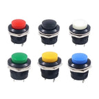 5/20Pcs Round-shape Push Button Switch ON OFF 2Pin ON-OFF R13-507 16mm Momentary Electric Power Switch R13 507 Switches