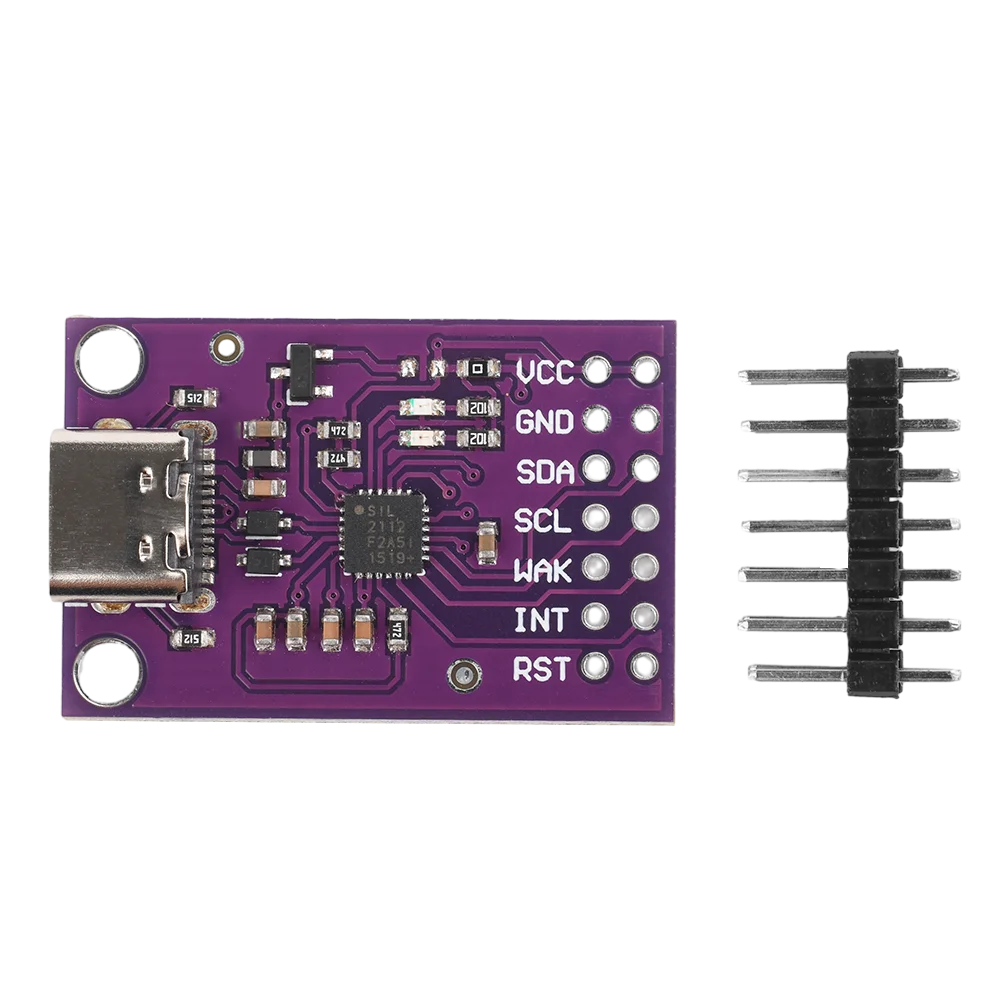 USB to SMBus/I2C Communication Module CP2112 Module CCS811 Debug Board TYPE-C/Micro USB Interface