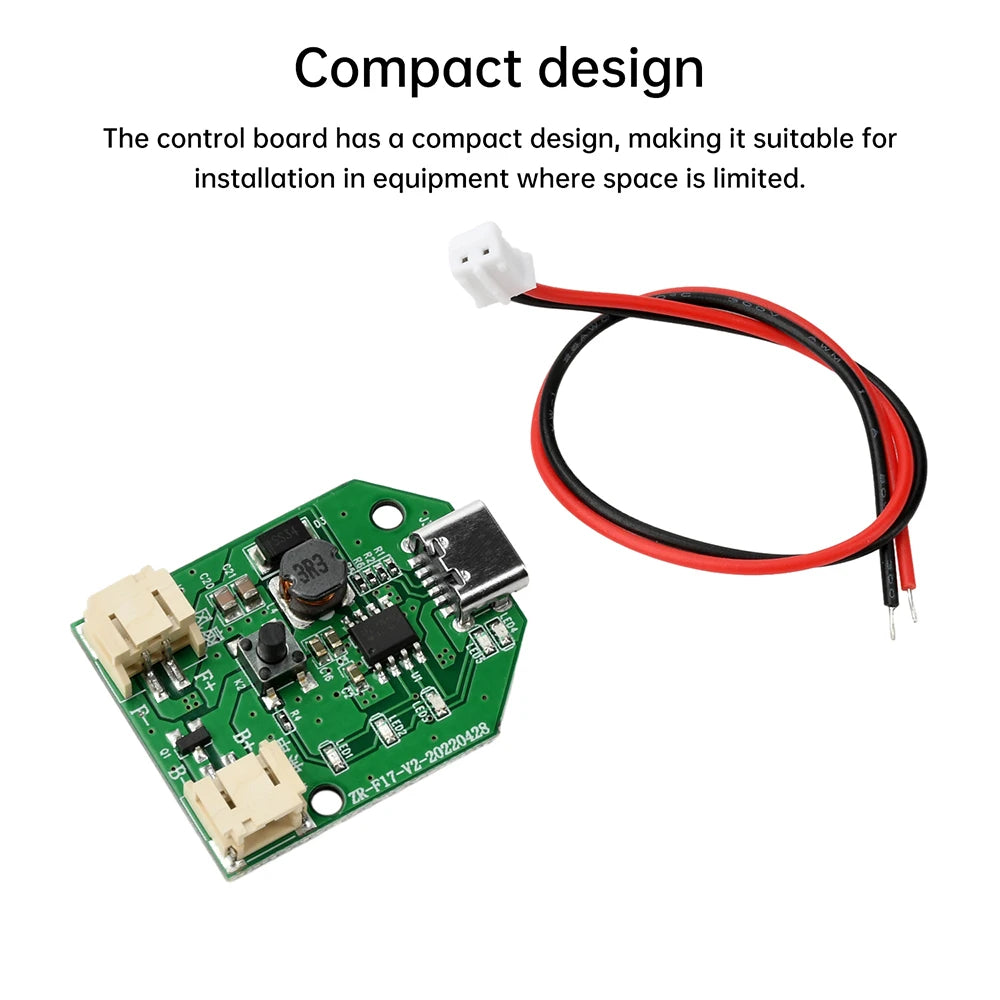 1/3/5/10PCS Type-C Fan Control Board Interface 9V Boost 3-Speed Rechargeable Circuit Board Charging Module USB