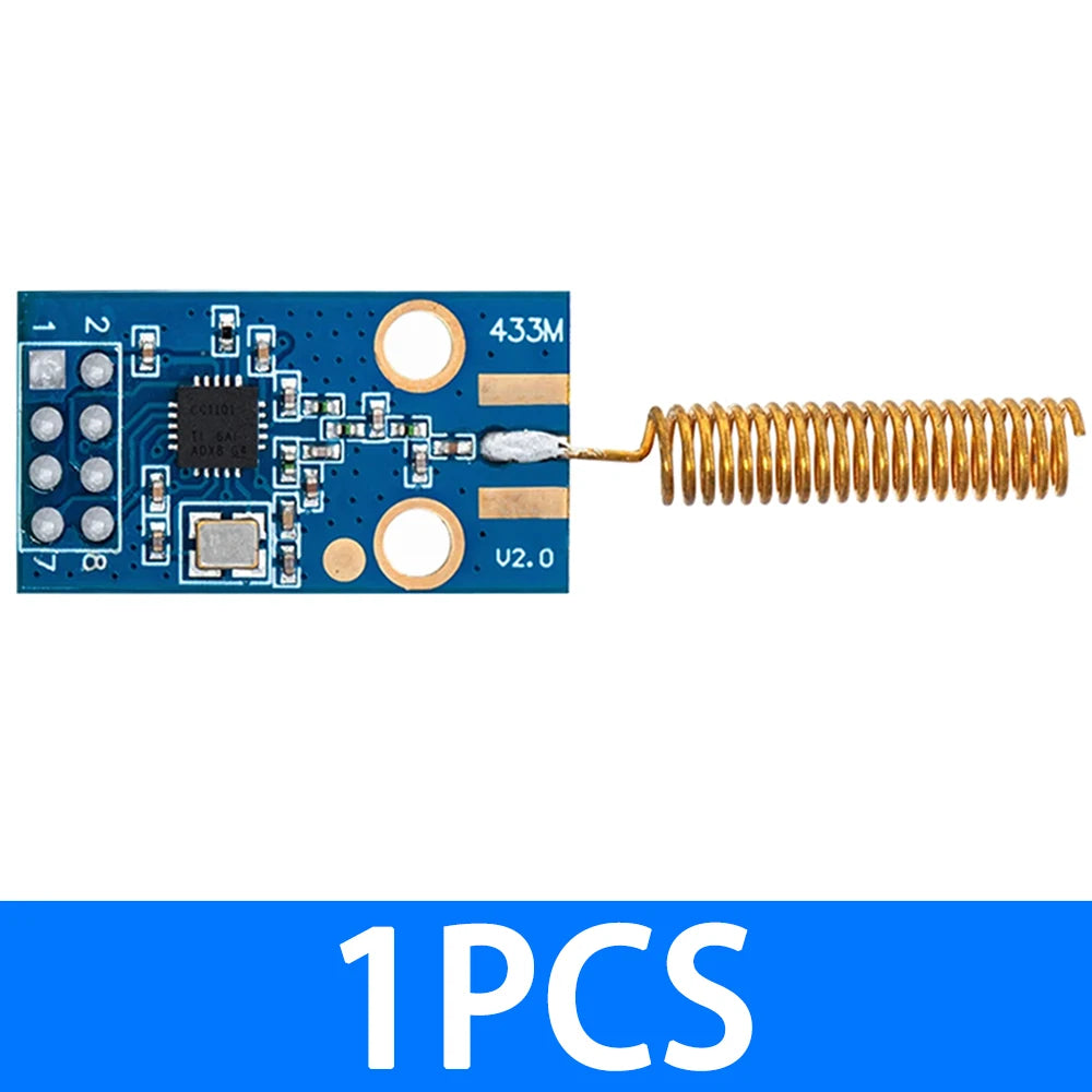 CC1101 10mW Wireless Module 433MHZ 868MHZ 300-1000M Long Distance Transmission With SMA Antenna Wireless Transceiver Module