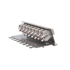 Linkwylan Keystone Frame Holder for DIN Rail Mounting Plate Electrical Distribution Box DIN-Rail Adapter 1/2/3/4/8-Ports