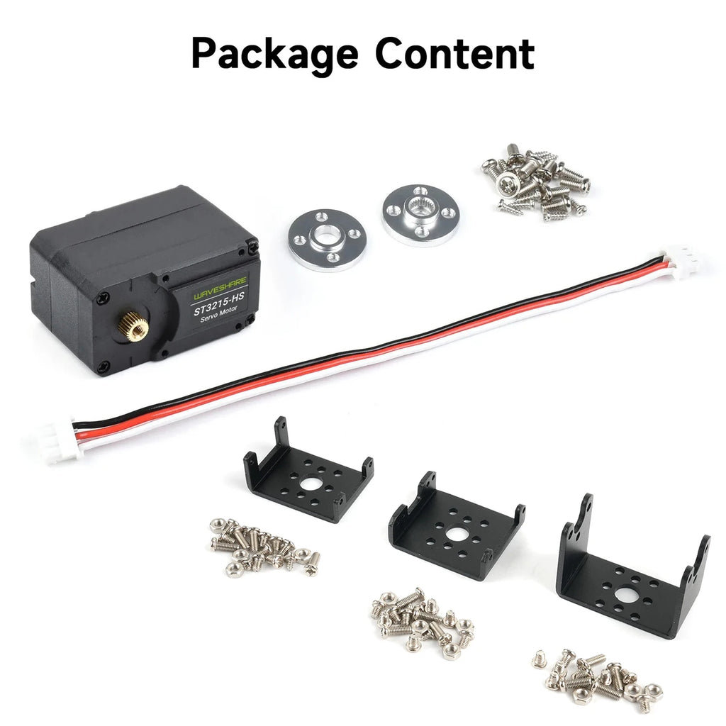 Waveshare ST3215-HS 20kg.cm Bus TTL Servo Motor 106PRM High Speed Large Torque With 360 Degrees High Precision Magnetic Encoder