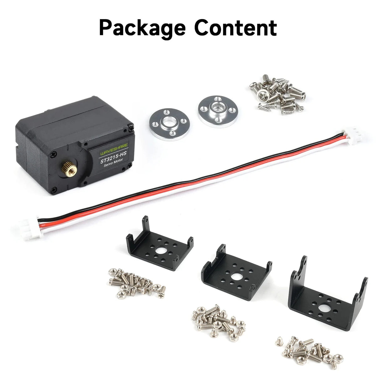 Waveshare ST3215-HS 20kg.cm Bus TTL Servo Motor 106PRM High Speed Large Torque With 360 Degrees High Precision Magnetic Encoder