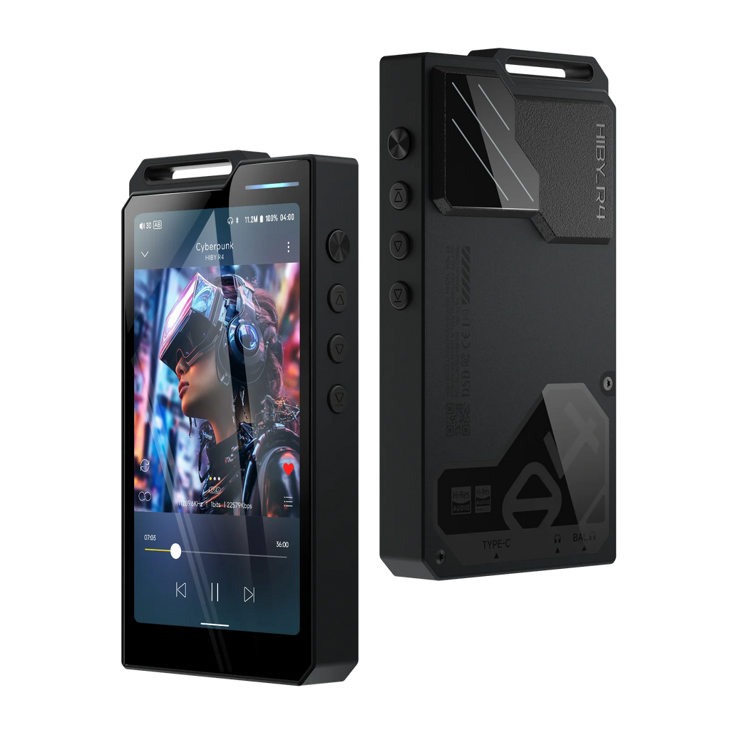 HiBy R4 MP3 HiFi Music Player Bluetooth WiFi DSD256 MQA 16x USB DAC Headphone AMP 11hr 4.7 ES9018Q2M 4 Snapdragon 665 Androind