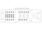 MAX7219 0.36 Inch 5 Bits Digital LED Display 7 Segment Module 6 Color Available for Arduino STM32 STC AVR ESP32 Unwelded