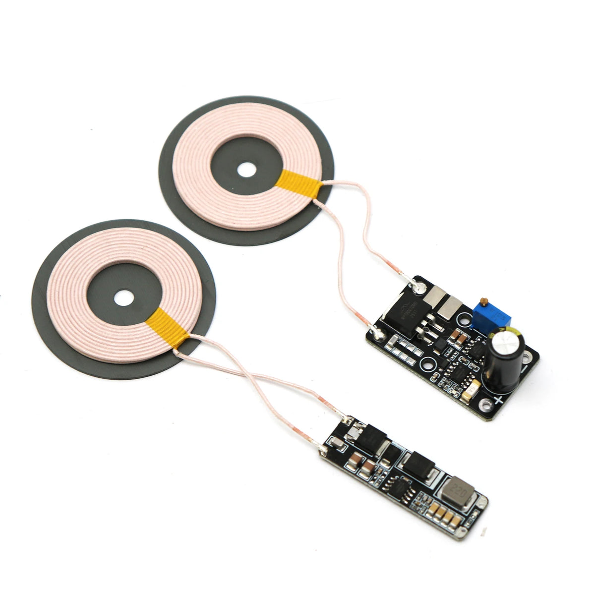 60W Wireless Power Supply Transmitter Receiver module for Robot Wireless Charging Coil High Efficiency Magnetic isolation sheet