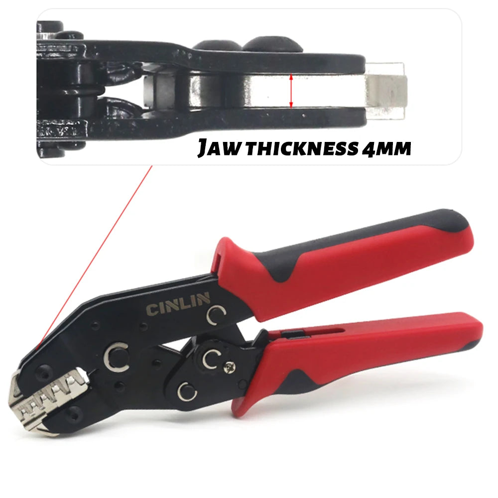 CLN-68B 0.08-1.5mm² Open Barrel Terminals Pliers Crimping Tool (28-16AWG) for JST, DuPont, Molex, PH2.0 XH2.54 3.96 4.2mm Pitch