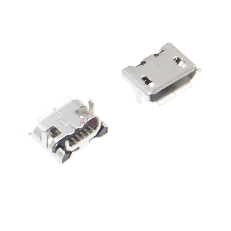 10pcs Micro Usb Female Socket Connector mk/5p 5pin Smd Dip Smt For Mp3 Mp4 Charging