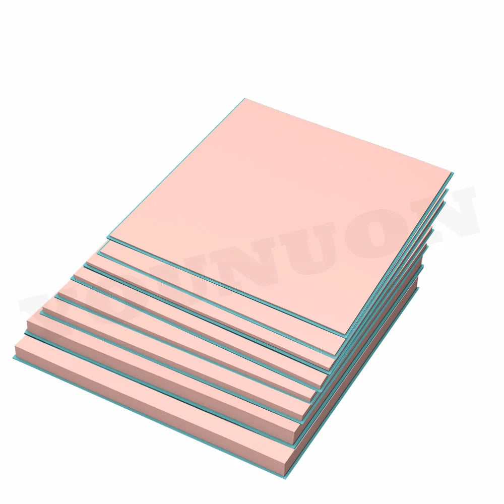 8 Pieces 100x100x0.5mm 1mm 1.5mm 2mm 2.5mm 3mm 4mm 5mm Blue White Green Combination Thermal Pads Cooling Conductive Silicone