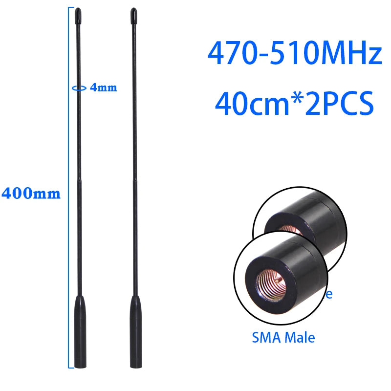Support Custom 2PCS 433MHz Soft Antenna 400-450MHz 470-510MHz Whip Antenna Omni High Gain LORA Gateway Remote Control Antenna