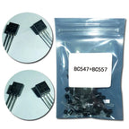 50PCS/Lot Transistor kit BC547 and BC557, 2N5551 and 2N5401 ,BD140 and BD139 NPN PNP Transistor TO-92/126 Triode Transistor set