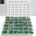 925Pcs 36Values Aluminum Electrolytic Capacitor Assortment Kit Low ESR 1uF 4.7uF 10uF 22uF 47uF 100uF 220uF 330uF 470uF