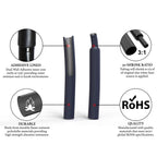 90mm/3.54inch Heat Shrink Tubing Kit 130 Pcs, Ratio 3:1 Adhesive Lined, Dual Wall Tube - Marine Grade, 6 Diameters, Wire Sleeves