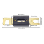Bolt-on Installation Type ANL Car Fuse Box with AMP Fusible Fuse 30 40 50 100 125 150 250 300 400 500A  Automotive Fuse Holders